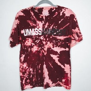 UMASS Amherst Bleached College Tee